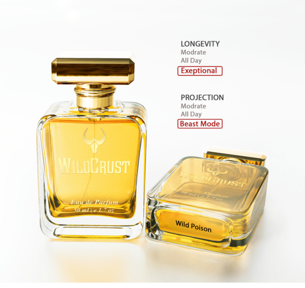 Wildcrust Wild Poison perfume for women warm spicy sweet fragrance long lasting bold sensual scent bottle