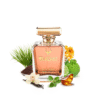 Narciso Rodriguez For Her perfume bottle in blush pink, featuring soft floral and musky notes of rose, amber, and sandalwood.