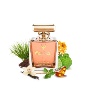 Narciso Rodriguez For Her perfume bottle in blush pink, featuring soft floral and musky notes of rose, amber, and sandalwood.