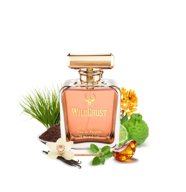 Narciso Rodriguez For Her perfume bottle in blush pink, featuring soft floral and musky notes of rose, amber, and sandalwood.